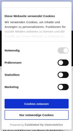Vorschau der mobilen Webseite www.a-jaber.de, Firma A.Jaber, Verkauf und Ankauf von Gebrauchtwagen