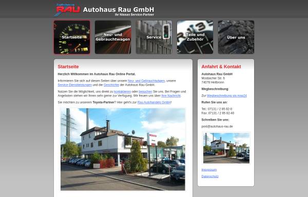 Vorschau von www.autohaus-rau.de, Autohaus Rau GmbH
