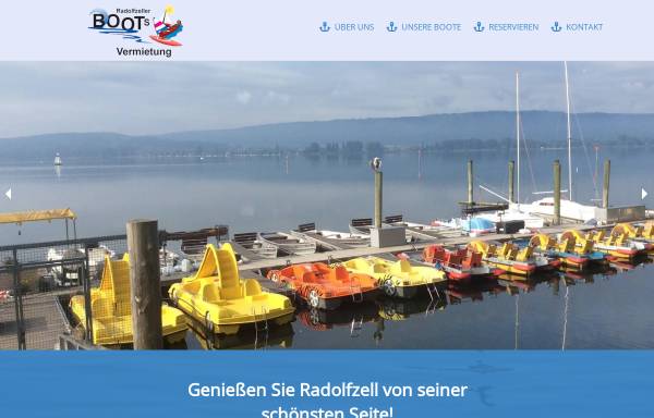 Vorschau von www.bootsvermietung-radolfzell.de, Bootsvermietung Rudolf Albiez