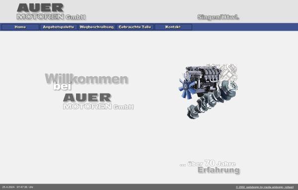 Vorschau von www.auer-motoren.de, Auer Motoren GmbH