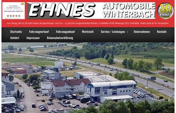 Vorschau von ehnes-automobile.de, Ehnes-Automobile