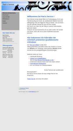 Vorschau der mobilen Webseite www.rad-und-service.de, Rad & Service