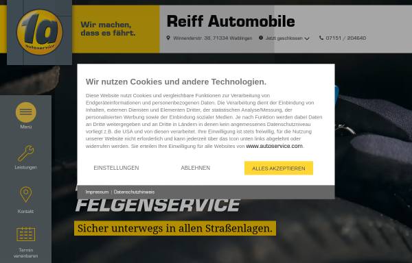 Vorschau von www.reiff-automobile.com, REIFF AUTOMOBILE