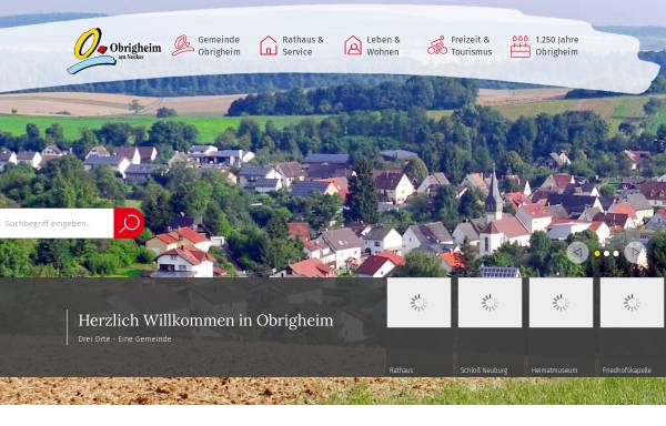 Vorschau von www.obrigheim.de, Gemeinde Obrigheim