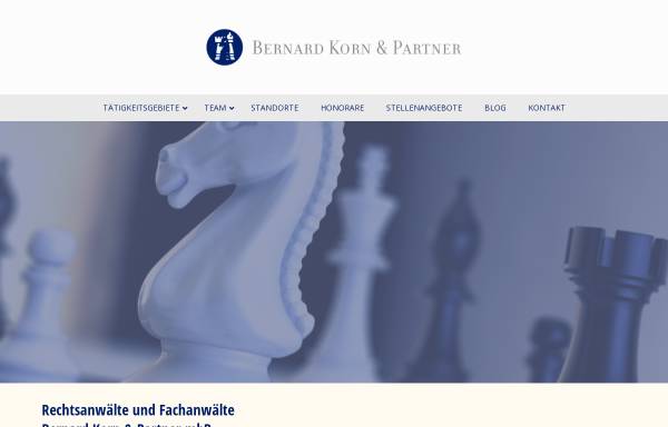 Vorschau von www.ckb-anwaelte.de, Bernard Korn & Partner Rechtsanwälte in Partnerschaft mbB