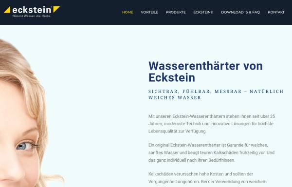 Vorschau von www.eckstein-wasserenthaerter.de, Eckstein GmbH