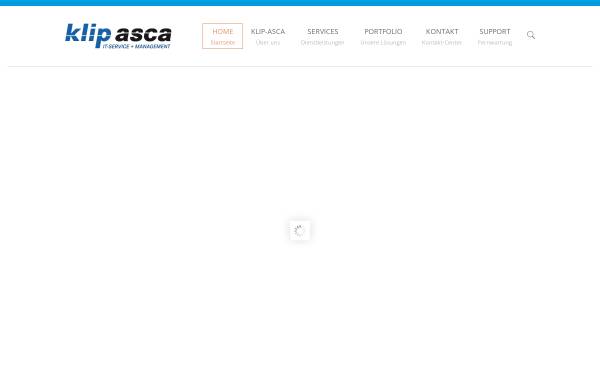Vorschau von www.klip-asca.de, klip-asca Gesellschaft für Systemlösungen und Netzwerke mbH