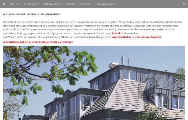 Vorschau von www.dachdeckerei-kl.de, Dachdeckerei Glaser und Söhne GmbH