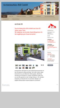 Vorschau der mobilen Webseite www.architekturbuero-bill.de, Architekturbüro Helmut Bill Söhne