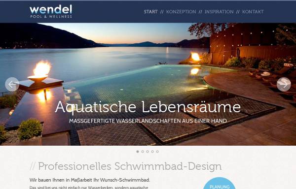 Vorschau von www.schwimmbad-wendel.de, Wendel Schwimmbadanlagen GmbH & Co. KG