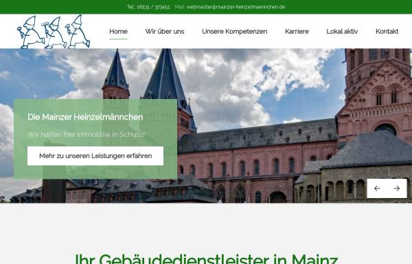 Vorschau von www.die-mainzer-heinzelmaennchen.de, Hausmeisterservice und Objektbetreuung Die Mainzer Heinzelmännchen GmbH