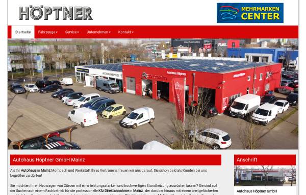 Vorschau von www.autohaus-hoeptner.de, Autohaus Höptner KG