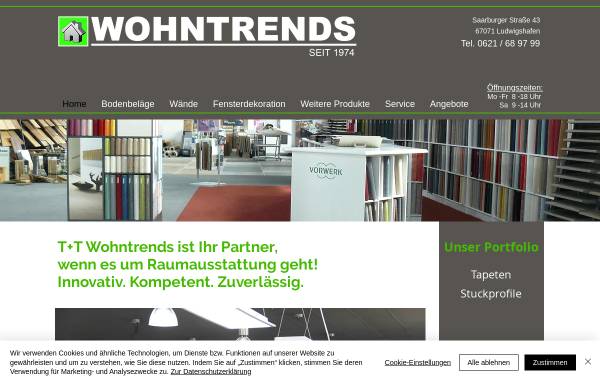 Vorschau von www.wohntrends-lu.de, Glücksmarkt Wohntrends Ludwigshafen