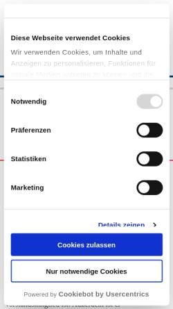 Vorschau der mobilen Webseite www.werner-bayer-shk.de, H.P. Werner + R. Bayer OHG