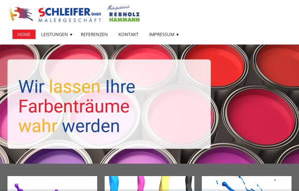Vorschau von maler-schleifer.de, Maler Schleifer GmbH