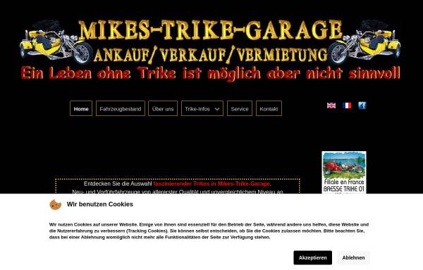 Vorschau von www.mikes-trike-garage.de, Mikes-Trike-Garage