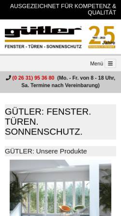 Gütler GmbH - Fenster Türen Sonnenschutz