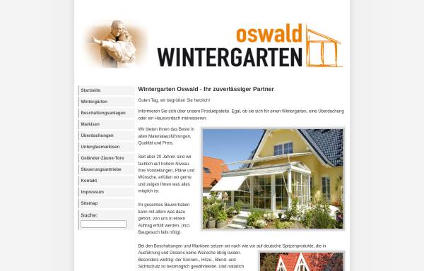 Vorschau von www.wintergarten-oswald.de, Wintergarten Oswald