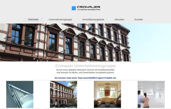 Vorschau von cronauer.de, Cronauer Unternehmensgruppe