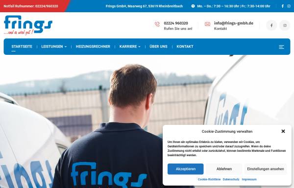 Vorschau von www.frings-gmbh.de, Frings GmbH
