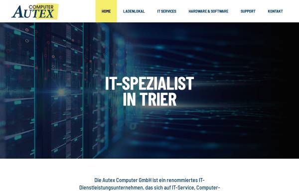 Vorschau von autex-trier.de, Autex Computer GmbH