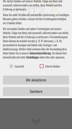 Vorschau der mobilen Webseite www.rolladenbau-lutz.de, Rolladenbau Lutz