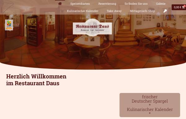 Vorschau von www.restaurant-daus.de, Restaurant Daus