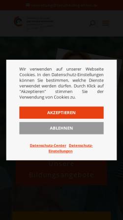 Vorschau der mobilen Webseite www.berufskolleg-ahlen.de, BK Berufskolleg des Kreises Warendorf