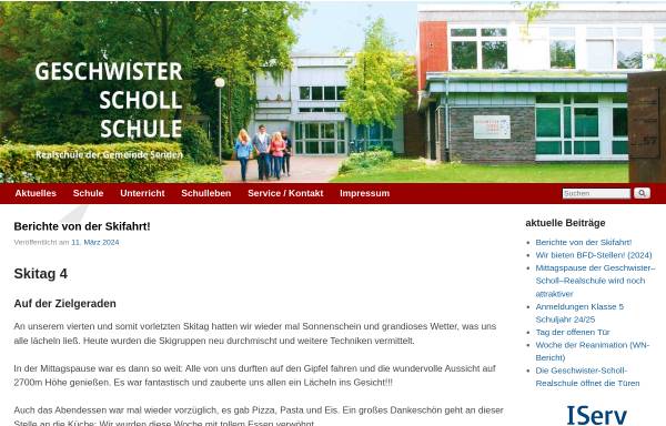Vorschau von www.geschwister-scholl.de, Geschwister-Scholl-Schule