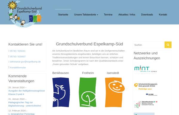 Vorschau von www.gsv-espelkamp-sued.de, Grundschulverbund Espelkamp-Süd