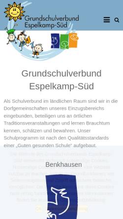 Vorschau der mobilen Webseite www.gsv-espelkamp-sued.de, Grundschulverbund Espelkamp-Süd