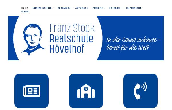 Vorschau von www.realschule-hoevelhof.de, Franz-Stock-Realschule Hövelhof