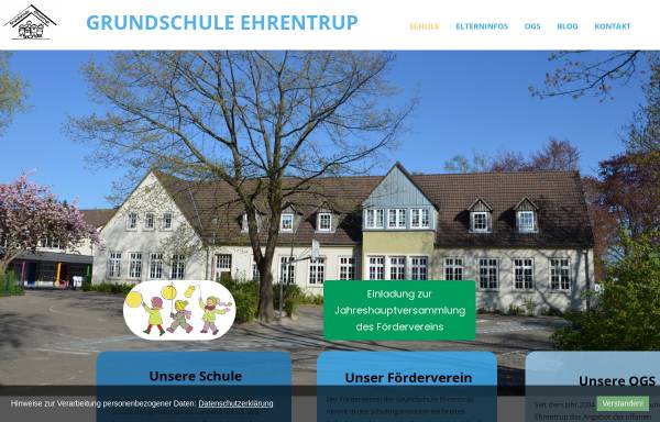 Vorschau von www.gs-ehrentrup.de, Grundschule Ehrentrup