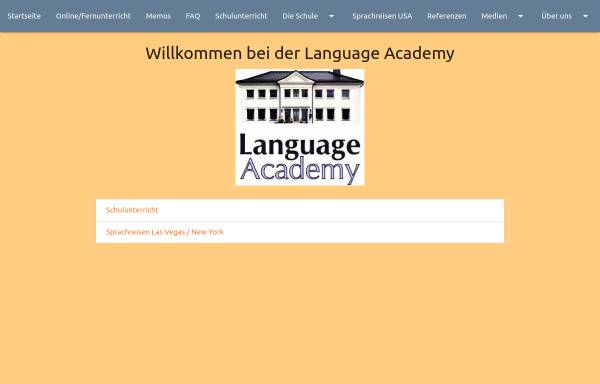 Vorschau von www.language-academy.net, Language Academy Daniela Salm