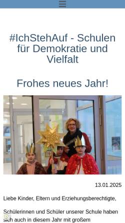 Vorschau der mobilen Webseite www.grundschule-donrath.de, Gemeinschaftsgrundschule Donrath