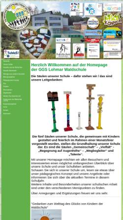 Vorschau der mobilen Webseite www.waldschule-lohmar.de, Waldschule - Gemeinschaftsgrundschule Lohmar