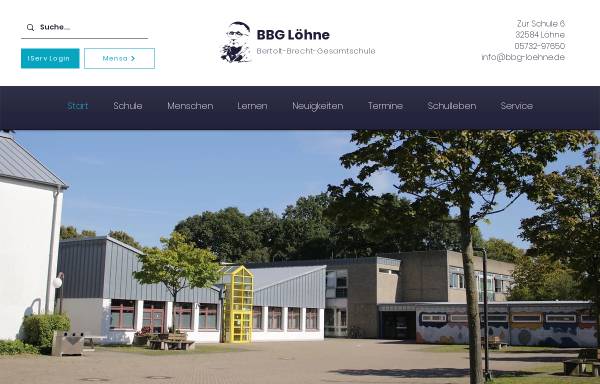 Vorschau von www.bbg-loehne.de, Bertolt-Brecht-Gesamtschule Löhne