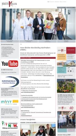 Vorschau der mobilen Webseite hbbk.net, Hans-Böckler-Berufskolleg (HBBK)