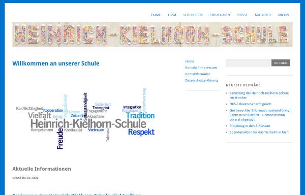 Vorschau von www.hks.marl.de, Heinrich-Kielhorn-Schule (HKS)