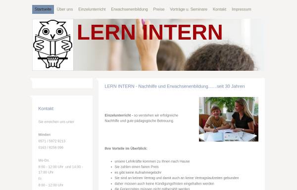 Vorschau von www.lern-intern.de, Lern-Intern, Sandra Wermelskirchen
