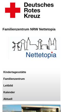 Vorschau der mobilen Webseite www.familienzentrum-lobberich.de, DRK-Familienzentrum NRW Nettetal-Lobberich
