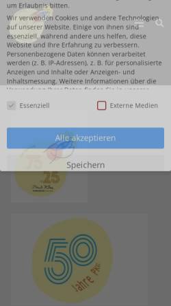 Vorschau der mobilen Webseite bergische-realschule.de, Bergische Realschule Overath