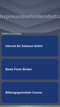 Vorschau der mobilen Webseite www.hspreussischoldendorf.de, Hauptschule Preußisch Oldendorf