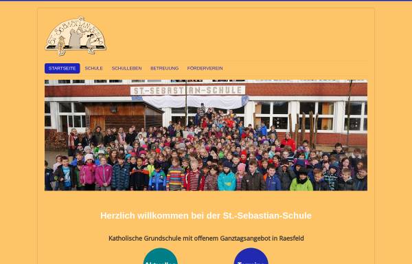 Vorschau von www.sebastianschule.de, St.-Sebastian-Grundschule