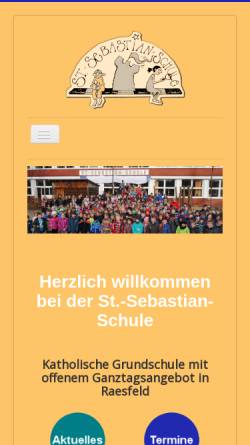 Vorschau der mobilen Webseite www.sebastianschule.de, St.-Sebastian-Grundschule
