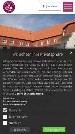 Vorschau der mobilen Webseite www.sjg-rheinbach.de, Erzbischöfliches St.-Joseph-Gymnasium Rheinbach