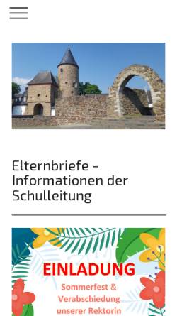 Vorschau der mobilen Webseite www.kgs-sankt-martin.de, Katholische Grundschule St. Martin Rheinbach