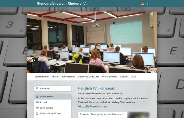 Vorschau von www.btv-rheine.de, Bildungsstätte Textverarbeitung des Stenografenvereins Rheine e.V.