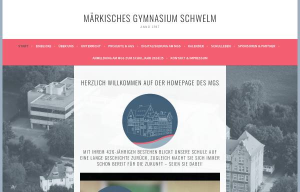 Vorschau von www.mgs-schwelm.de, Märkisches Gymnasium Schwelm