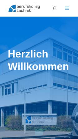 Vorschau der mobilen Webseite berufskolleg-technik.de, Berufskolleg Technik des Kreises Siegen-Wittgenstein